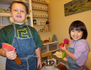 Preparing Apples for Snacktime